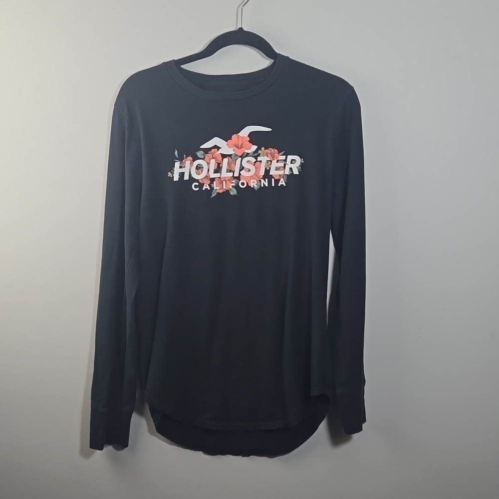 Hollister Long Sleeve Black Shirt